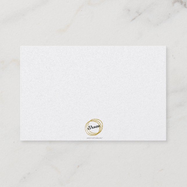 Night-view from Flight Business Card (Back)