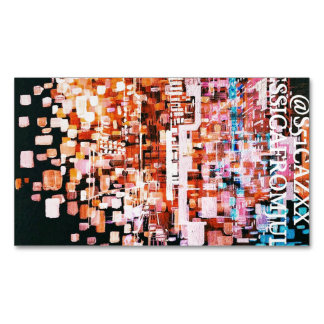 Night-view from Flight Mug Business Card Magnet