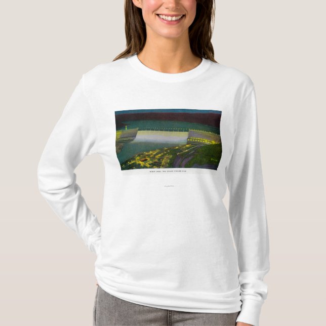 Night View, Grand Coulee Dam T-Shirt (Front)