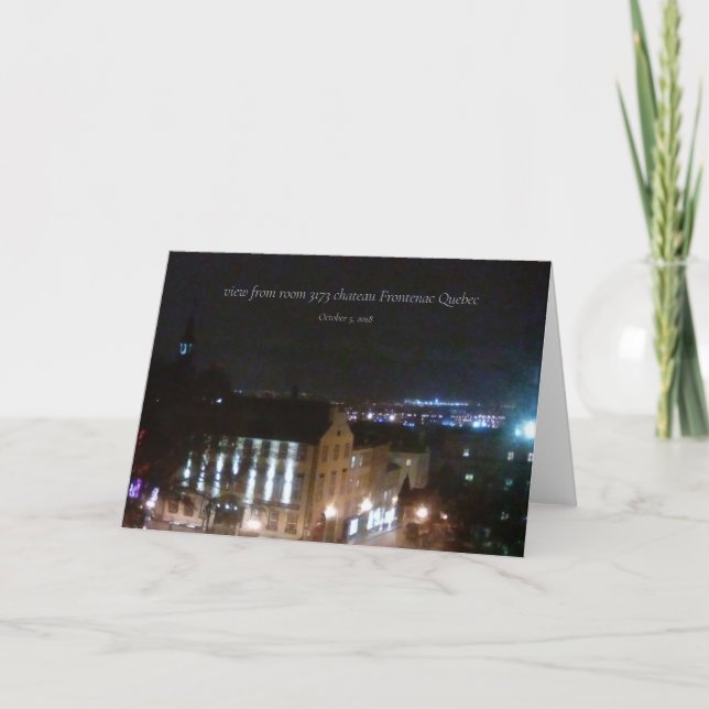 night view holiday card (Front)