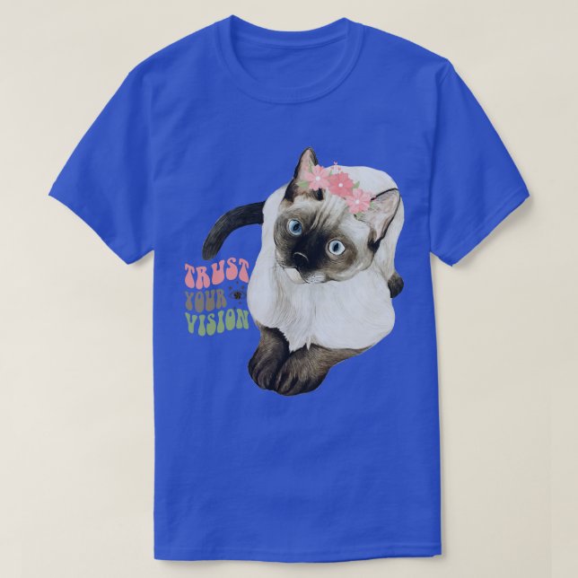 Night Vision Cat T-Shirt (Design Front)