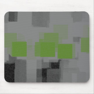 "Night Vision" Geometric Abstract Mouse Pad