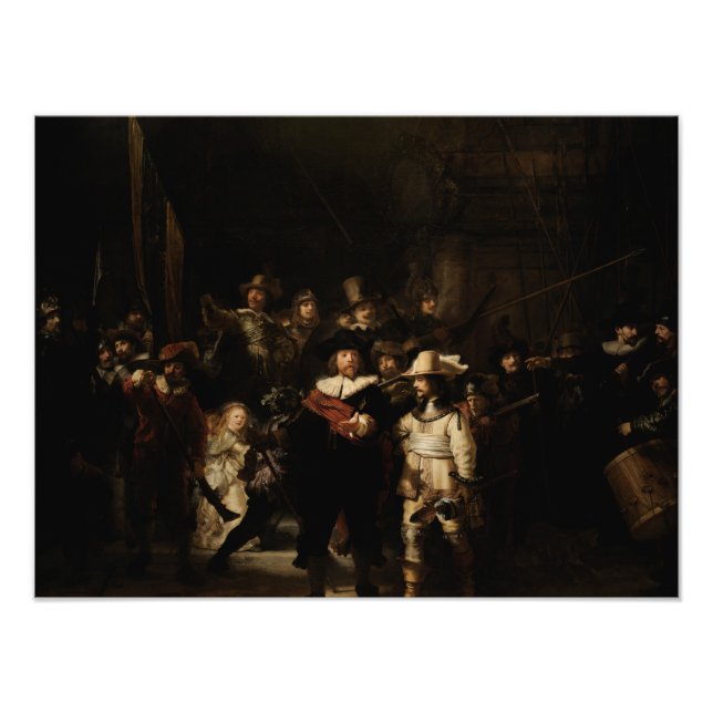 Night Watch by Rembrandt Photo Print (Front)