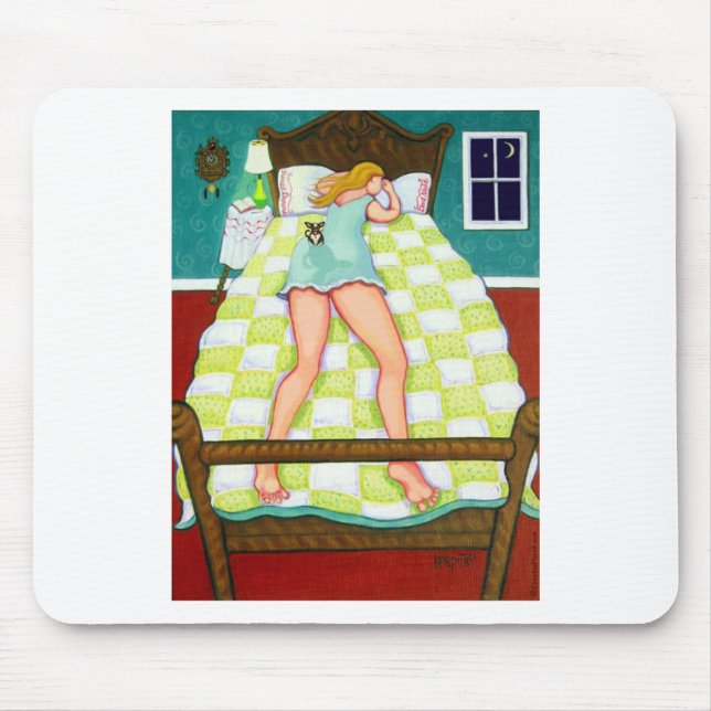 Night Watch - Chihuahua on duty Mouse Pad (Front)