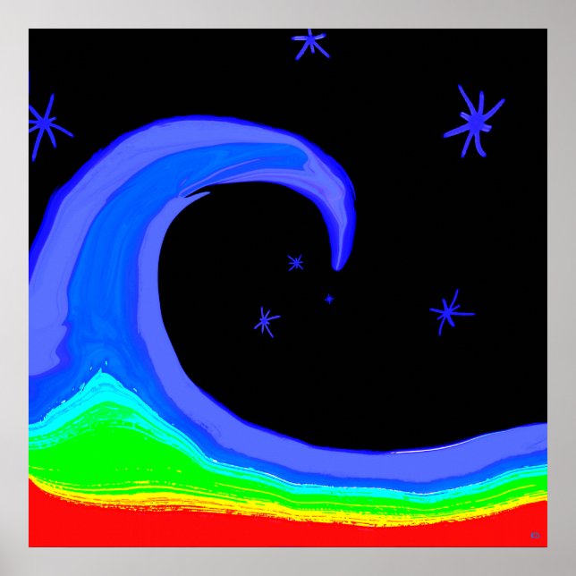 Night Wave Poster (Front)