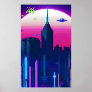 Night Waves and Vapor Daze Poster