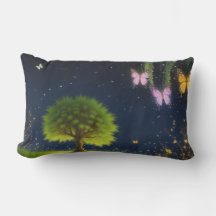 Night Willow Tree w/ the butterflies and fireflies