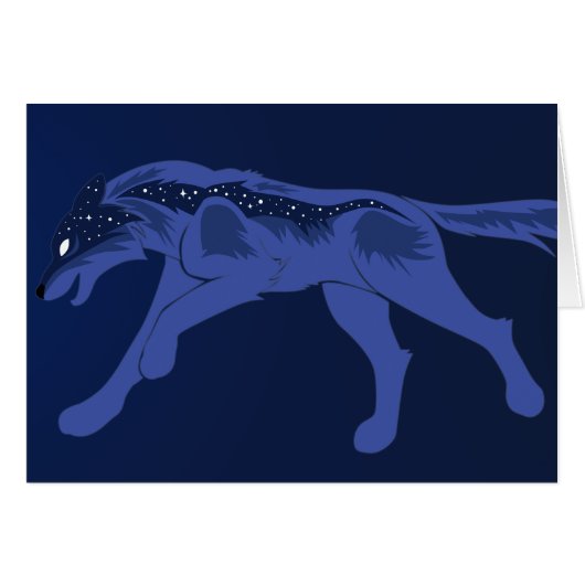 Night Wolf Cards (Front Horizontal)