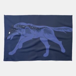 Night Wolf Kitchen Towel