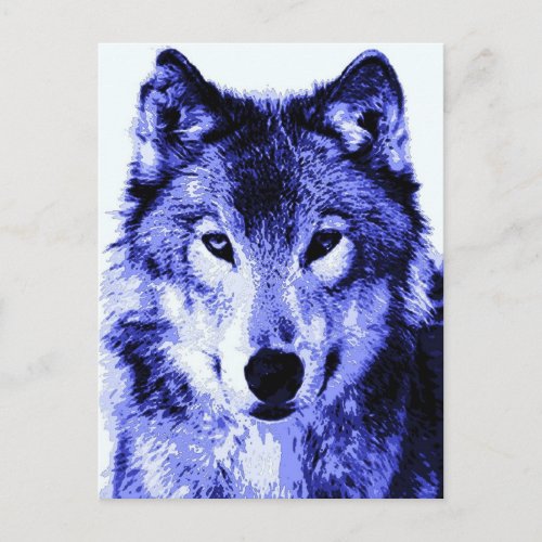 Night Wolf Postcard