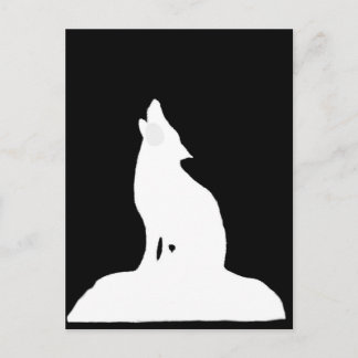 NIGHT WOLF POSTCARD