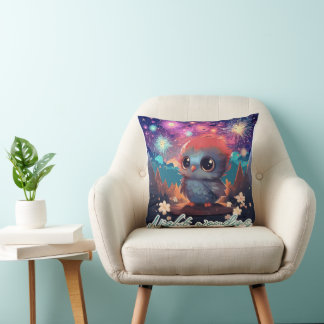 Night wonders throw pillow