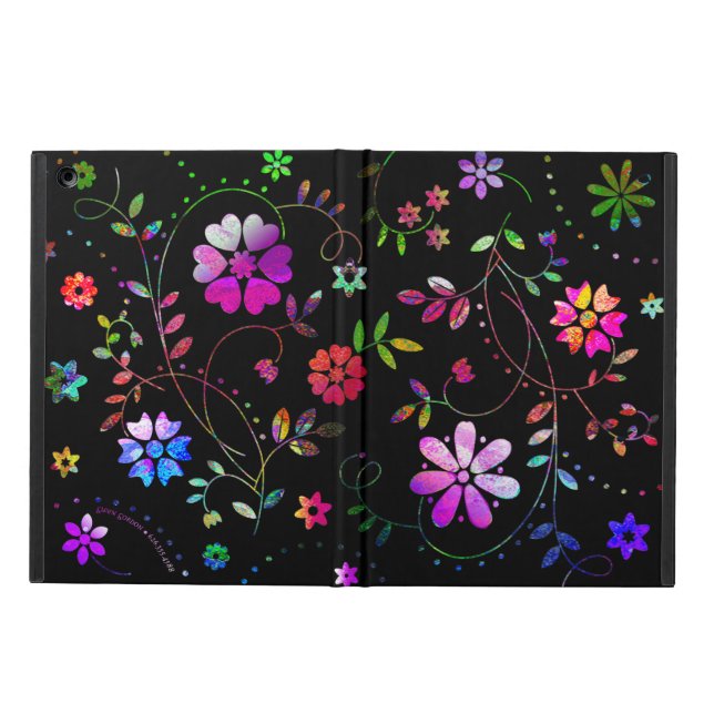'NightBloom' Cover For iPad Air (Outside)