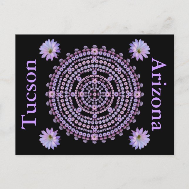 Nightblooming Mandala Postcard (Front)