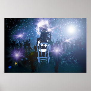 Nightclub dancing poster