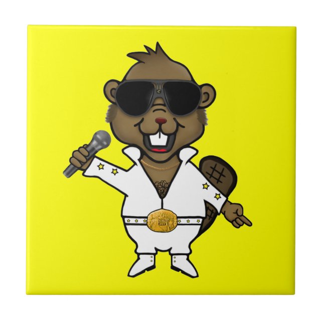 Nightclub Entertainer Ceramic Tile (Front)