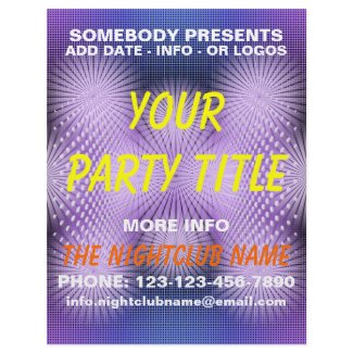 nightclub party flyer