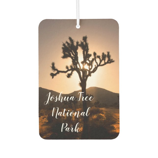 Nightfall begins at Joshua Tree Air Freshener (Front)