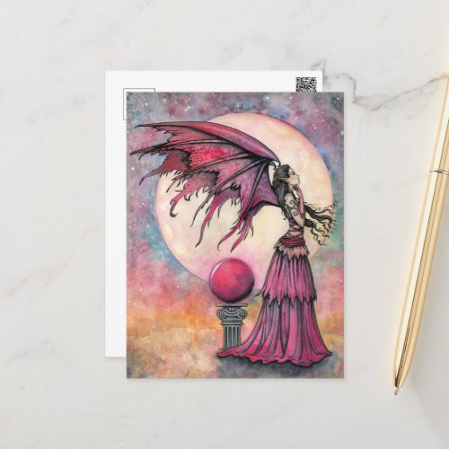 Nightfall Fantasy Fairy Art by Molly Harrison Postcard