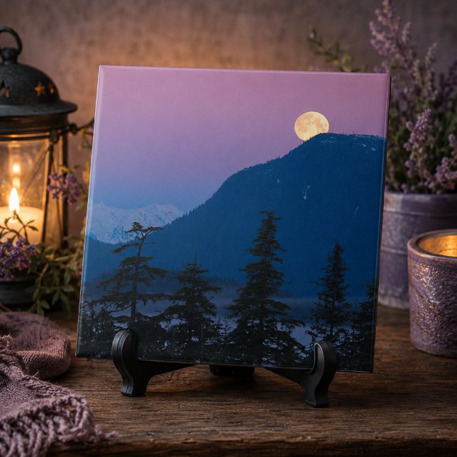 Nightfall in Alaska Ceramic Tile (Nightfall in Alaska Ceramic Tile)