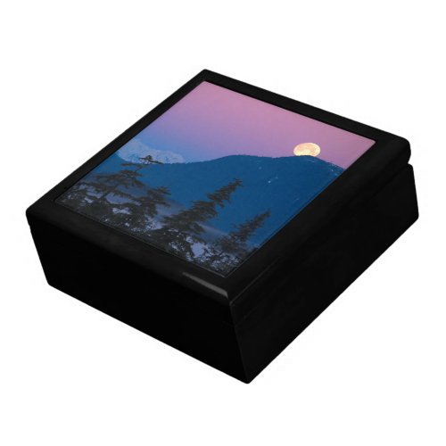 Nightfall in Alaska Keepsake Box