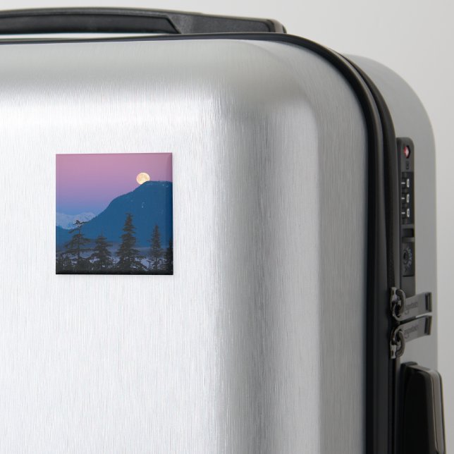 Nightfall in Alaska Magnet (In Situ (Luggage))