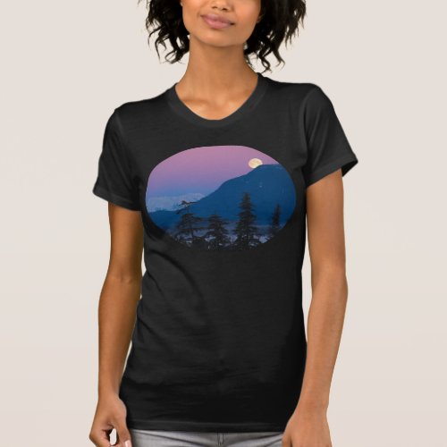 Nightfall in Alaska T_Shirt