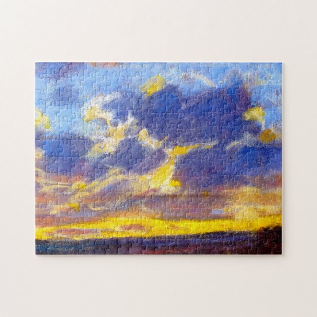 Nightfall Monet Fine Art Jigsaw Puzzle (Horizontal)