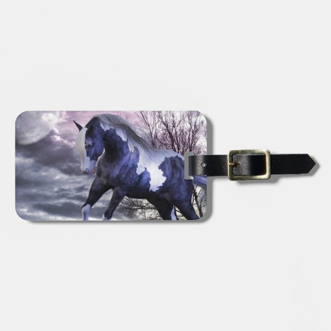 Nightfall Running Free Fantasy Luggage Tag (Front Horizontal)
