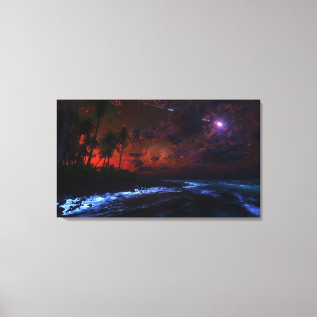 Nightfall Wrapped Canvas Print (Front)