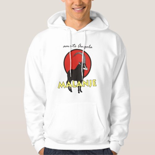 nightgown with capucho _ I love you Angola _ Hoodie