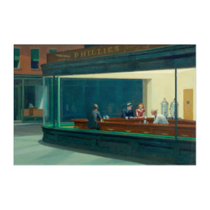 Nighthawks 1942 by Edward Hopper Acrylic Print
