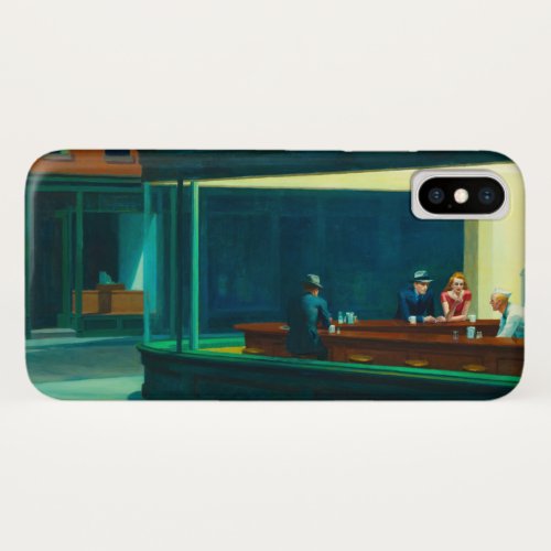 Nighthawks 1942 by Edward Hopper iPhone XS Case