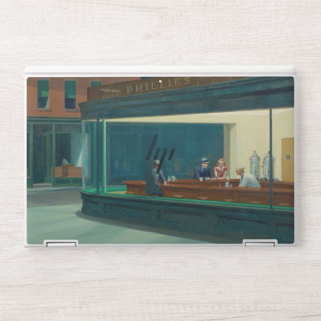 Nighthawks 1942 by Edward Hopper HP Laptop Skin (Front)