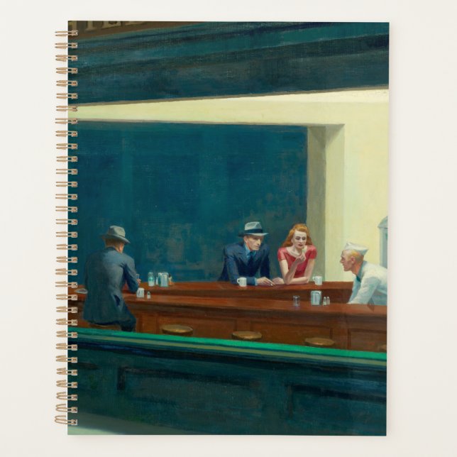 Nighthawks 1942 by Edward Hopper Planner (Front)