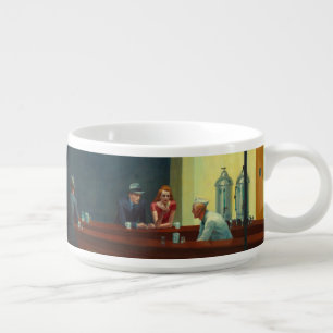 Nighthawks painting by Edward Hopper Bowl