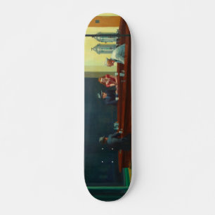 Nighthawks painting by Edward Hopper  Skateboard
