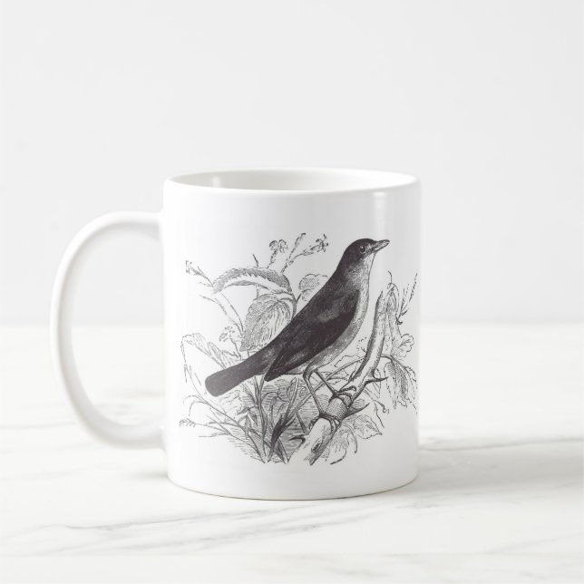nightingale coffee mug (Left)