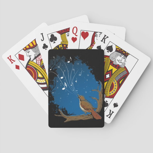 Nightingale Song Poker Cards (Back)