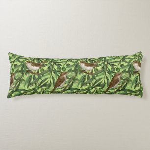 Nightingales in the olive tree 2 body pillow
