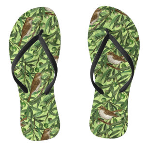 Nightingales in the olive tree 2 flip flops