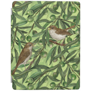 Nightingales in the olive tree 2 iPad smart cover