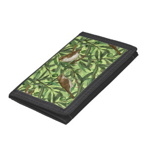 Nightingales in the olive tree 2 tri-fold wallet