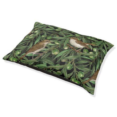 Nightingales in the olive tree 3 pet bed