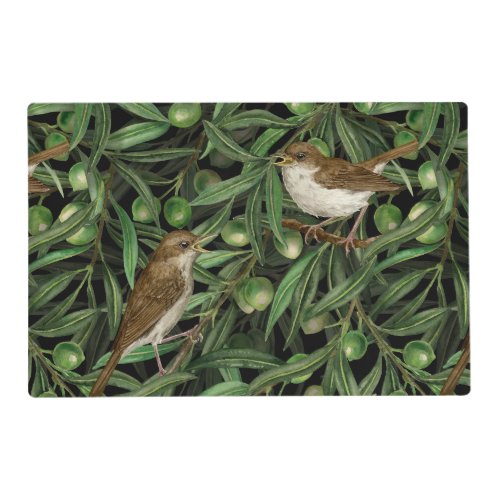 Nightingales in the olive tree 3 placemat
