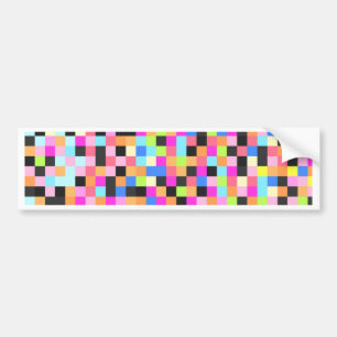 Nightlife (pixel funk) bumper sticker
