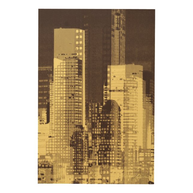 Nightline III Wood Wall Decor (Front)