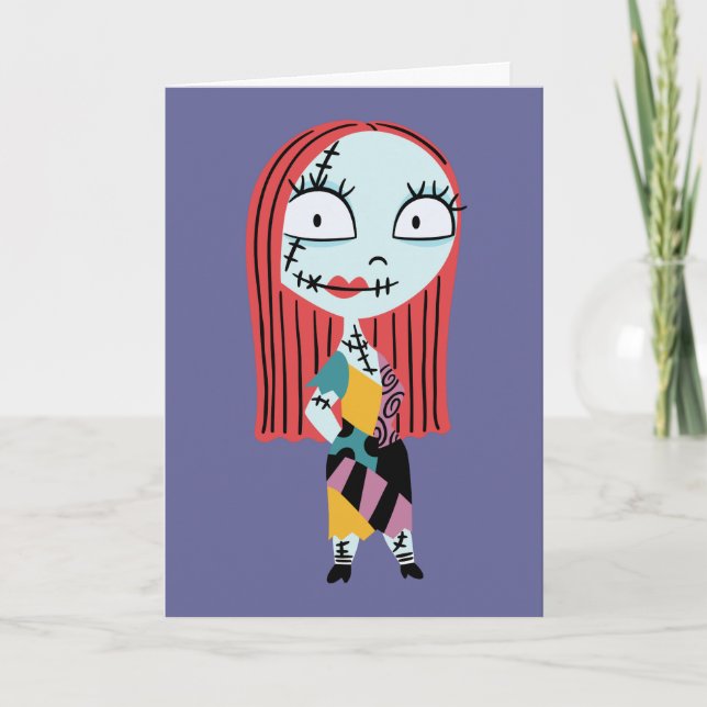 Nightmar Before Christmas | Cute Sally Holiday Card (Front)