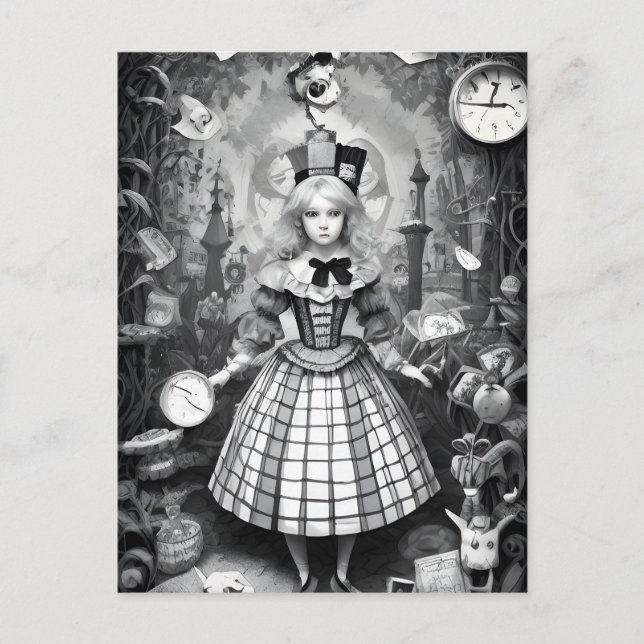 Nightmare at the Tea Party Postcard (Front)