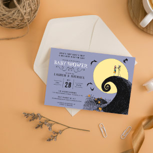 Nightmare Before Christmas Baby Shower Invitation